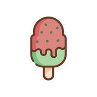Nutritious Vegan Ice Cream Icon vector