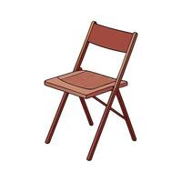 Creative foldable dining chair with mesh fabric vector