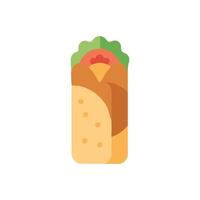 Flavorful Shawarma Icon Design vector