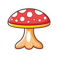 Stylish side table featuring mushroom shape vector