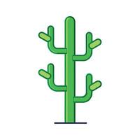 Creative cactus coat rack design vector