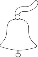 Notification bell graphic line illustration. Alarm symbol with bell icon. Ringing bells reminder icon , incoming inbox message sign. vector