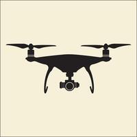 Drone Icon Silhouette , Flight vector