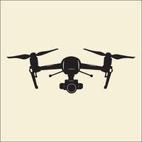 Drone Icon Silhouette, Technology vector