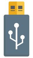 Flashdisk icon illustration isolated on white background. vector