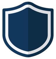 shield icon isolated on white background. vector