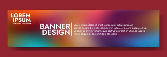 Modern background with a vibrant colorful gradient vector