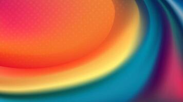 Abstract background with a vibrant swirling color gradient vector