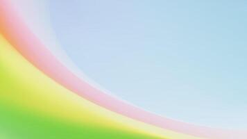 Abstract background with a flowing pastel rainbow gradient vector