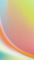 Vertical abstract background with a pastel rainbow gradient vector