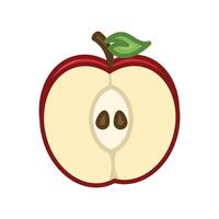 Apple A Source of Vitamins in Every Slice vector