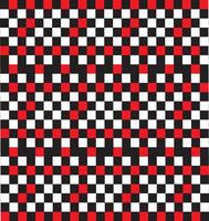 a black and red checkered pattern vector