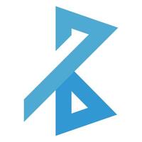 blue arrow 7B logo with a blue arrow pointing to the left vector