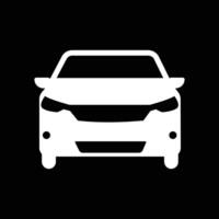 Car icon front view for website or apps vector