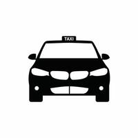 Taxi Icon View Front For Web Or Mobile vector