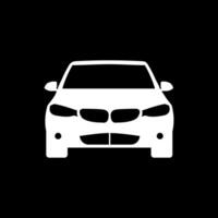 Car icon, Sedan car, automobile front view flat icon for apps and websites vector