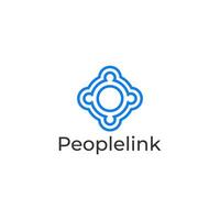 People link and connect logo, Usable for Teamwork and Family Logos illustration vector