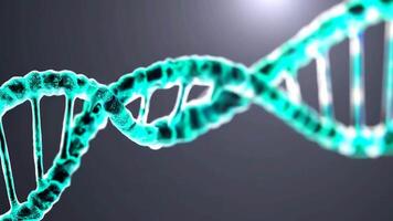 DNA Structure Close-Up Shot with Vibrant Colors and Detailed Patterns video