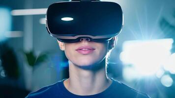An immersive virtual reality experience using cuttingedge technology and advanced VR headsets designed to transport users into captivating digital worlds beyond their imagination video