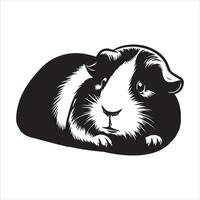 Isolated Guinea Pig for Graphic Design Projects vector
