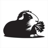 Guinea Pig Silhouette for Personal and Commercial Use vector