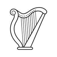 Harp Musical Instruments vector