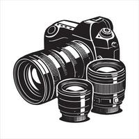 Vintage Camera Illustration Artwork vector