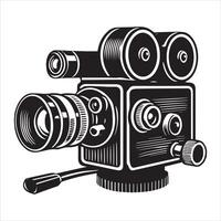 Camera Outline Silhouette Artwork vector