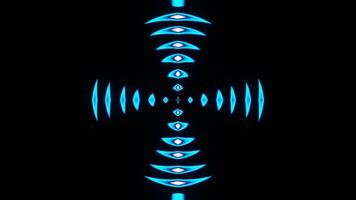 Pulsating abstract disco figure VJ Loop video