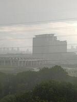 View of cloudy sky from my balcony photo