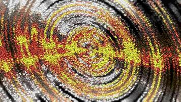 Animation of a Rainbow Tunnel with Small Shimmering Glitter Particles 04. 4K video