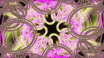Circular Lines Rotating Abstract Background 04. video