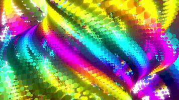 An Animation Consisting of Luminous Particles Forming a Spiral Structure. video