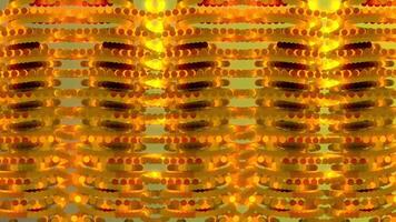 Animation of Spinning Magical Beautiful Particles. Luxurious Abstract Background. 4K video
