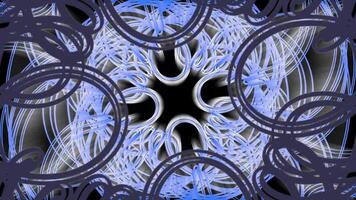 Circular Lines Rotating Abstract Background. video