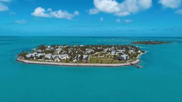 High Angle of Caribbean island in Key West Florida in United States.. Sea Seaside. video