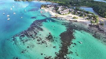 Amazing Pointe d Esny Beach in Port Louis Mauritius Island Mauritius. video