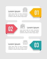 3 Options Vertical Infographic Grow to Success. Presentation, Banner, Brochure ,Brochure and Strategy. vector