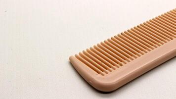 Brown comb isolated-1 photo