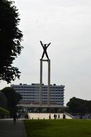 14 April 2024, Statue of the liberation of West Irian in Jakarta Square photo