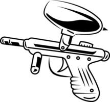 Paintball icon in hand drawn style vector