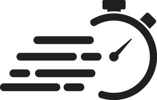 Time speed icon for website design, logo, app, template, ui, etc vector
