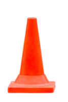 Traffic cone isolated on a transparent background. png
