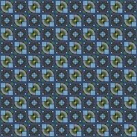 Elegant Beautiful dark pixel Pattern Design vector