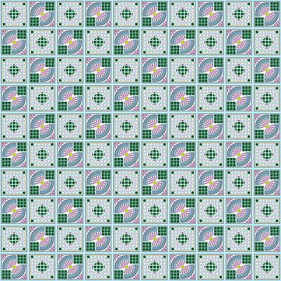 Elegant Beautiful pixel Pattern Design