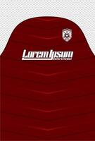 Abstract background for sports jersey pattern ruby red arow vector