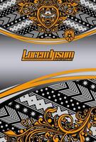 Abstract background for sports jersey pattern silver geomatric vector