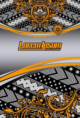 Abstract background for sports jersey pattern silver geomatric
