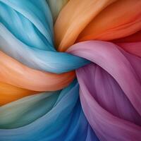 Abstract colorful fabric texture background photo