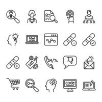 Web and SEO vector